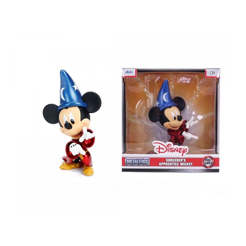 6" Figur: "Disney Sorcerer's Apprentice Mickey" (Ca. 15 cm metalfigur) - Jada Toys