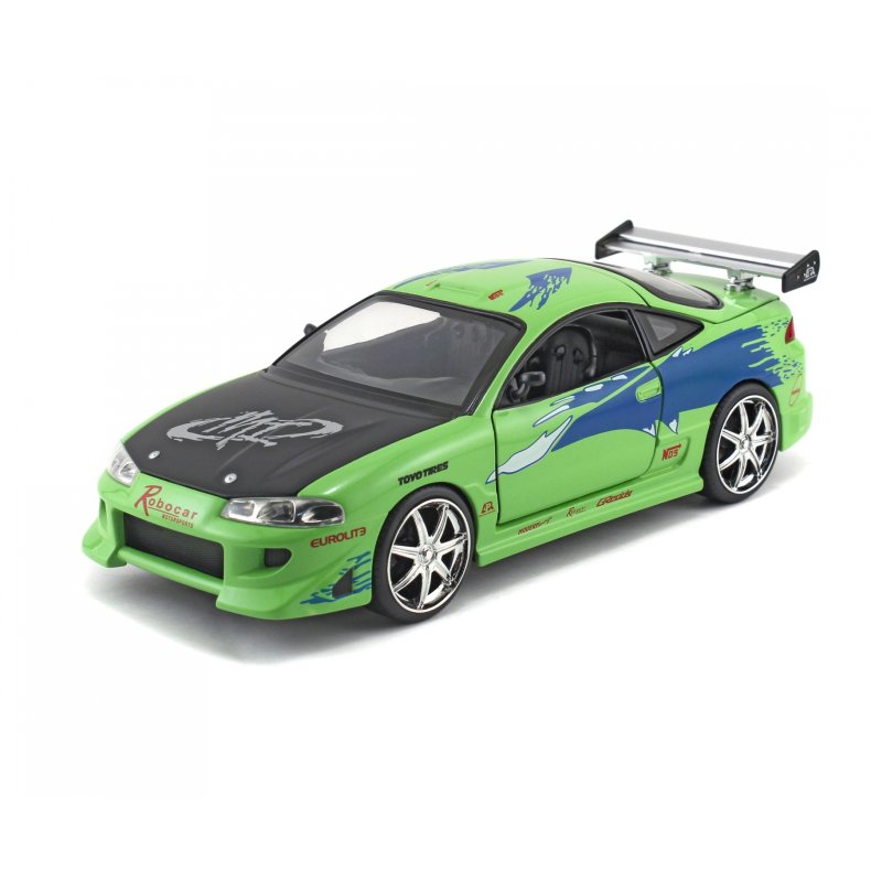 Fast &amp; Furious: Brian's Mitsubishi Eclipse (1995) - 1:24 - Jada Toys