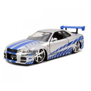Fast & Furious: Brian's Nissan Skyline GT-R (R34) (2002) - 1:24 - Jada Toys
