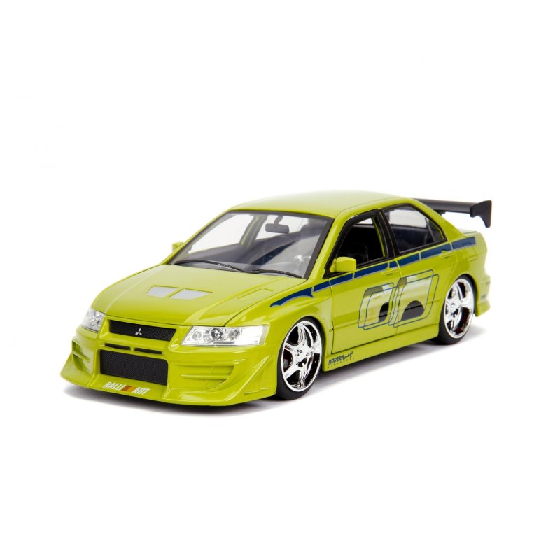 Fast &amp; Furious: Brian's Mitsubishi Lancer Evolution VII (2002) - 1:24 - Jada Toys
