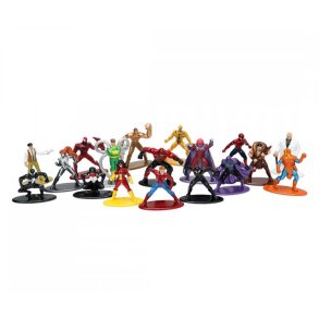 Nano Figures: Marvel Multi Pack, Wave 8 (18 stk. metalfigurer) - Jada Toys