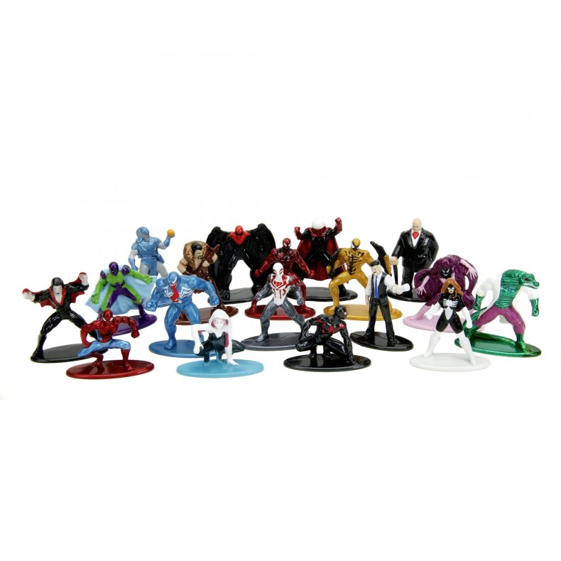 Nano Figures: Marvel Multi Pack, Wave 9 (18 stk. metalfigurer) - Jada Toys