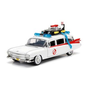 1959 Cadillac Ghostbusters Ecto-1, white/red - 1:24 - Jada Toys