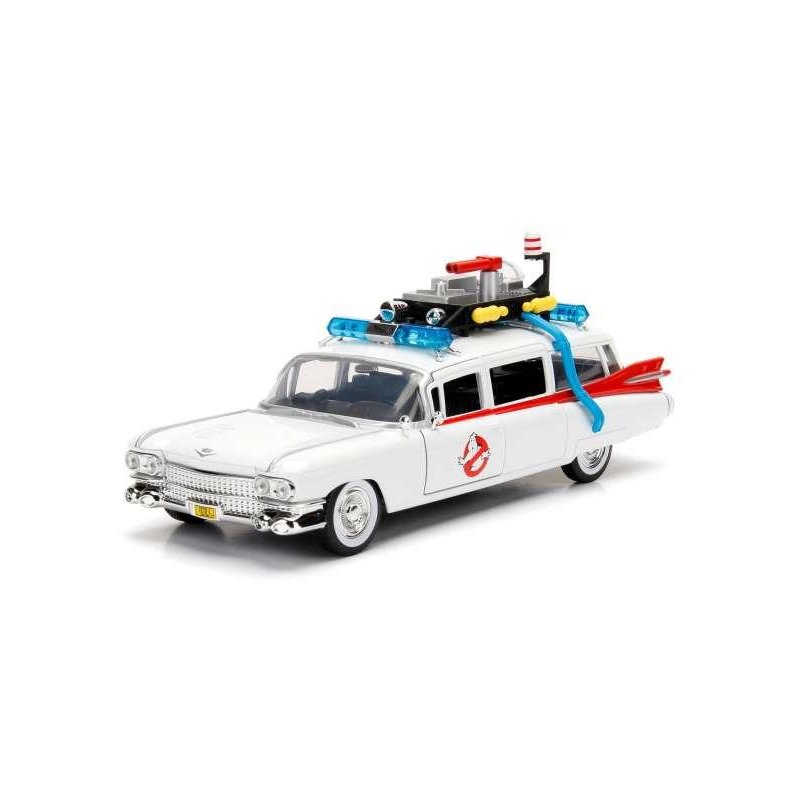 1959 Cadillac Ghostbusters Ecto-1, white/red - 1:24 - Jada Toys