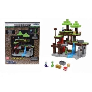Nano Figures: Minecraft Overworld (med 2 stk. metalfigurer) - Jada Toys