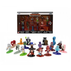Nano Figures: Minecraft Multi Pack, Wave 7 (18 stk. metalfigurer) - Jada Toys