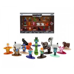 Nano Figures: Minecraft Multi Pack, Wave 8 (18 stk. metalfigurer) - Jada Toys