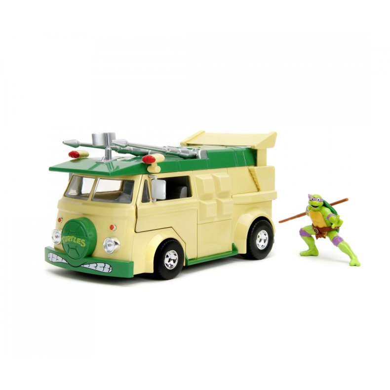 Teenage Mutant Ninja Turtles: Turtles Party Wagon with Donatello figure - 1:24 - Jada Toys