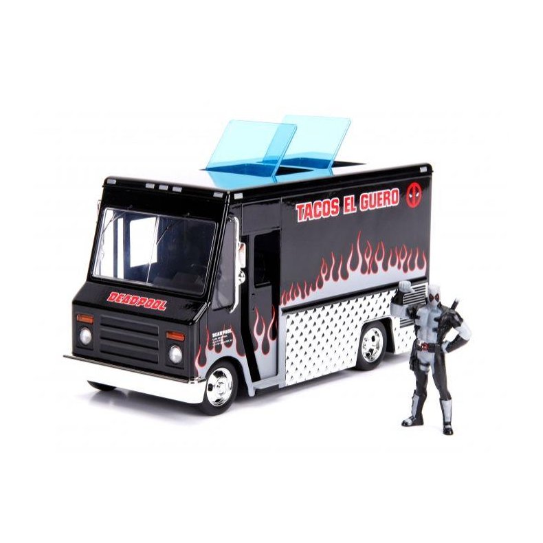 Marvel: Taco Truck and X Force Deadpool Figure - 1:24 - Jada Toys