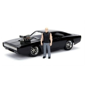 Fast & Furious: Dodge Charger R/T (1970) with Dominic Toretto Figure - 1:24 - Jada Toys