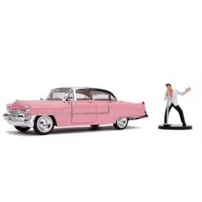1955 Cadillac Fleetwood with Elvis Presley figure - 1:24 - Jada Toys