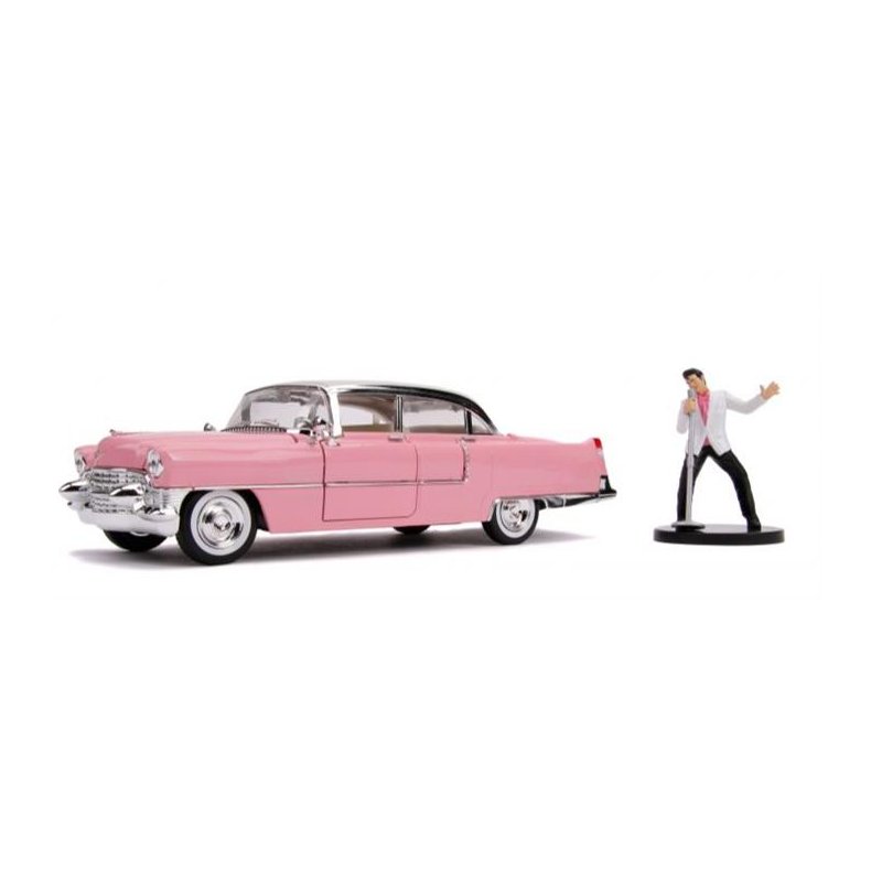 1955 Cadillac Fleetwood with Elvis Presley figure - 1:24 - Jada Toys