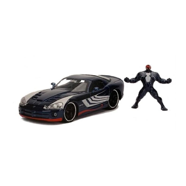 Marvel: Dodge Viper SRT10 (2008) with Venom figure - 1:24 - Jada Toys