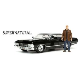1967 Chevrolet Imapala SS Sport Sedan with Dean Winchester figure - 1:24 - Jada Toys
