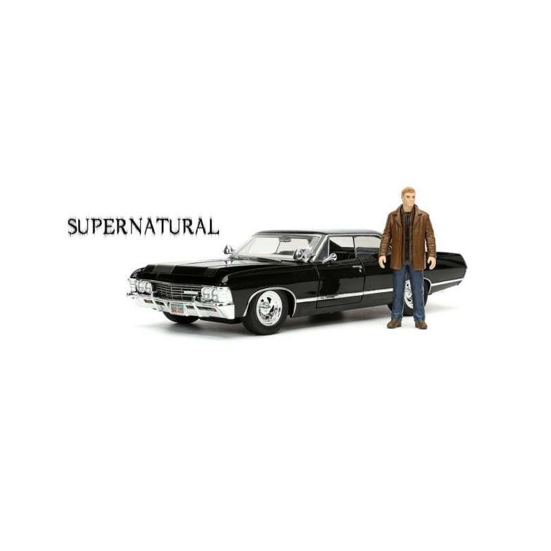 1967 Chevrolet Imapala SS Sport Sedan with Dean Winchester figure - 1:24 - Jada Toys