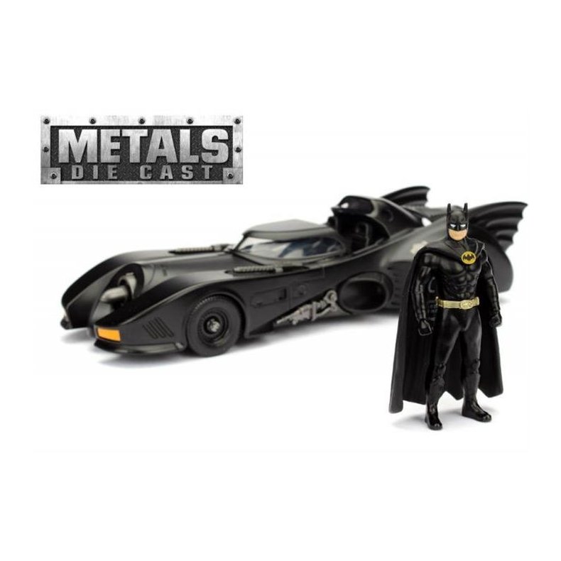 1989 Batmobile "Batman" with Batman figure - 1:24 - Jada Toys