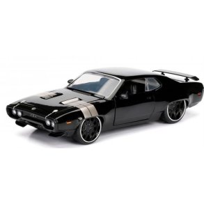 Fast & Furious: Dom's Plymouth GTX, black - 1:24 - Jada Toys