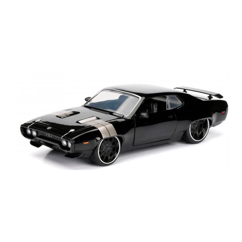 Fast &amp; Furious: Dom's Plymouth GTX, black - 1:24 - Jada Toys