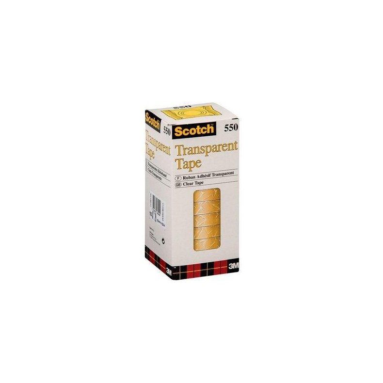 Tape Scotch 550 15mmx33m klar (1 rulle) - 3M