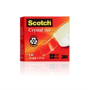 Tape Scotch Crystal 19mmx33m (1 rulle) - 3M