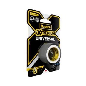 Tekstiltape Extremium Slv 3m x 25mm (1 rulle) - 3M