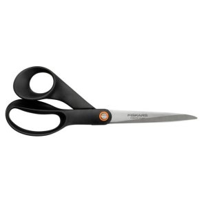 Fiskars universal saks 21cm, sort (hjrehnds)