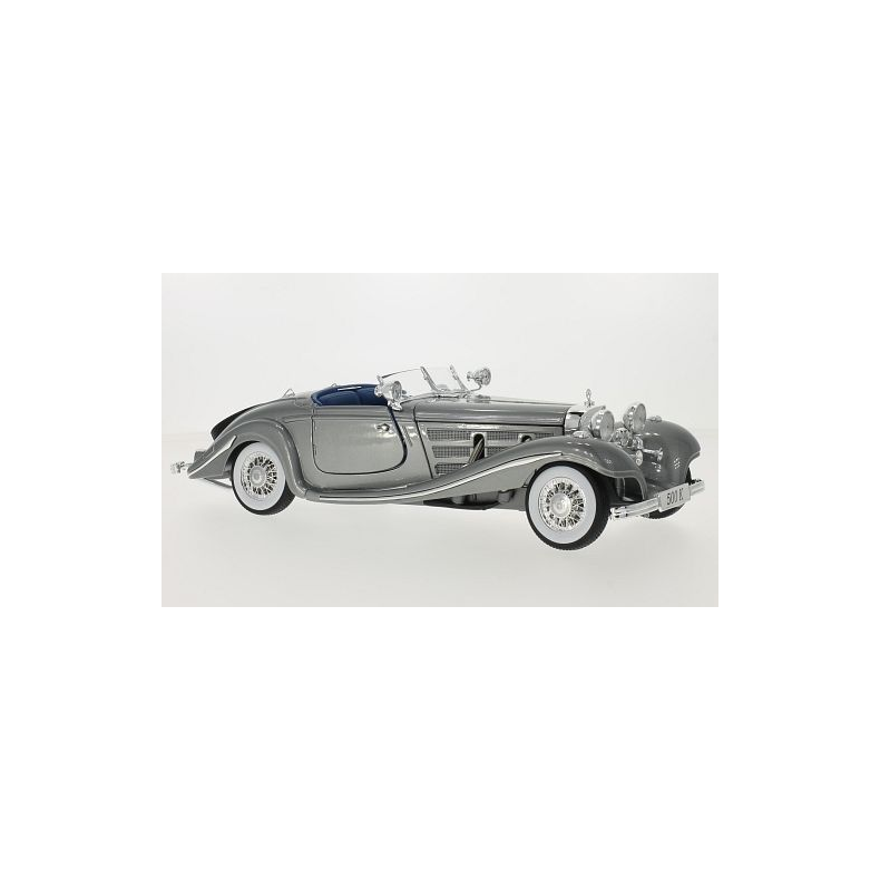 Mercedes 500 K (1936), silver - 1:18 - Maisto
