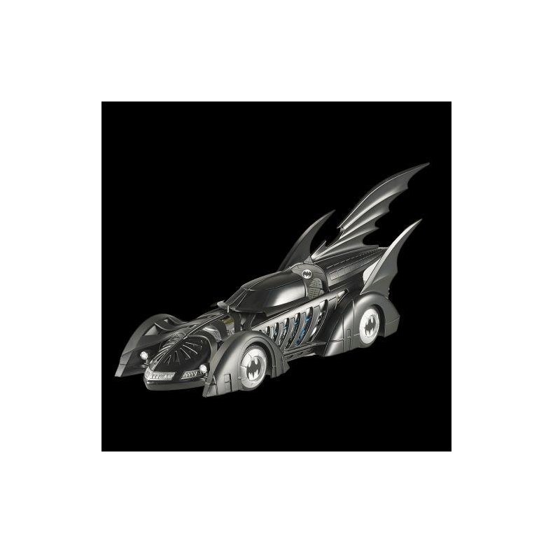 "Batman Forever" (1995) Batmobile - 1:18 - Mattel Elite - OBS! Denne vare leveres i vand-/fugtskadet emballage!