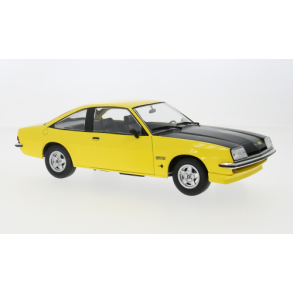 Opel Manta B GT/E, gul/sort, 1975 - 1:18 - Model Car Group
