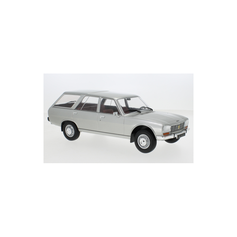 Peugeot 504 Break, silver, 1976 - 1:18 - Model Car Group