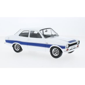 Ford Escort MK I RS 2000, white/blue, 1973 - 1:18 - Model Car Group