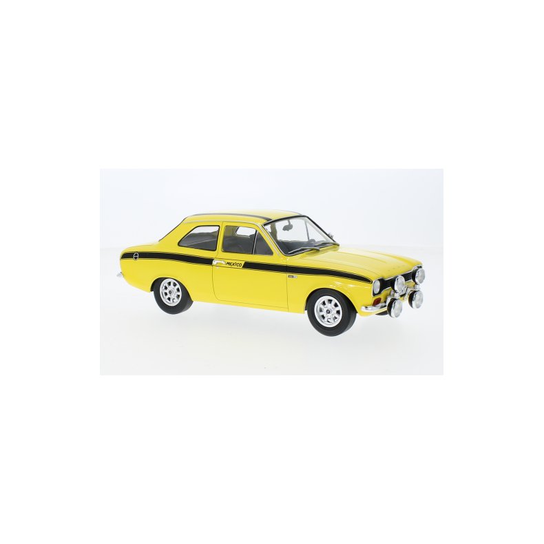 Ford Escort MK I Mexico, yellow, 1973 - 1:18 - Model Car Group