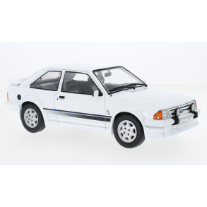 Ford Escort MK III RS Turbo, hvid, 1985 - 1:18 - Model Car Group