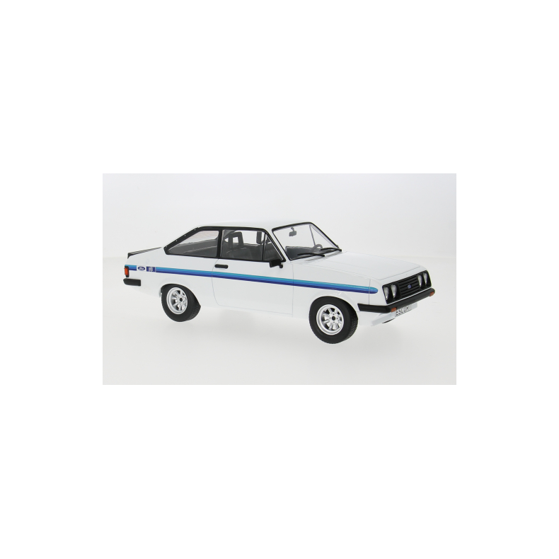 Ford Escort MK II RS 2000, hvid, 1977 - 1:18 - Model Car Group