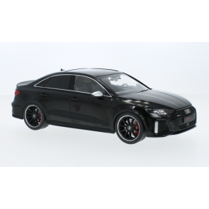 Audi RS3 Limousine, sort, 2022 - 1:18 - Model Car Group / IXO