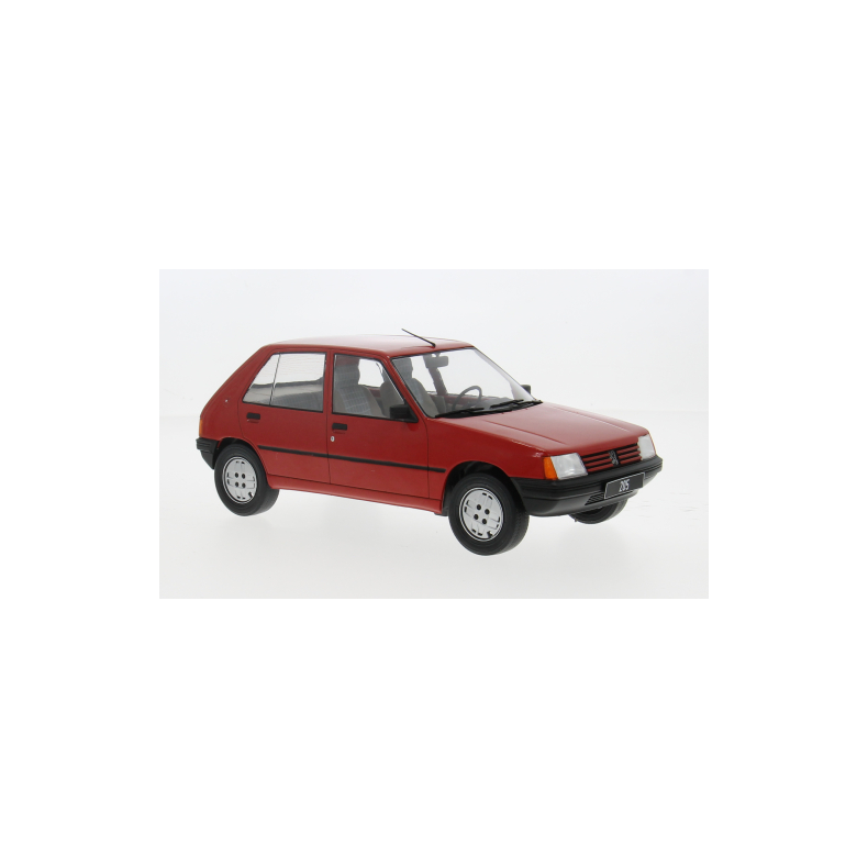 Peugeot 205, r�d, 1984 - 1:18 - Model Car Group