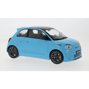 Fiat 500e Abarth, lysebl�, 2024 - 1:18 - Model Car Group / IXO