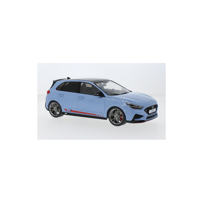Hyundai i30 N, lysebl�, 2021 - 1:18 - Model Car Group