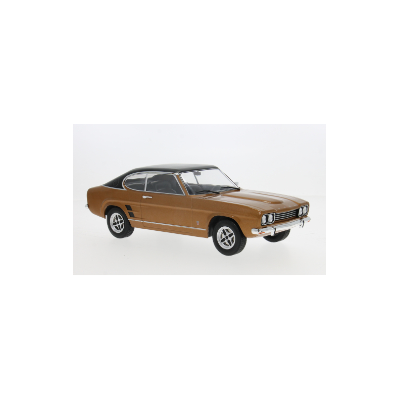 Ford Capri MK I GXL, brown metallic/black, 1973 - 1:18 - Model Car Group