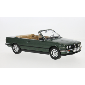 BMW 325i (E30) Cabriolet, m�rkegr�n metallic, 1985 - 1:18 - Model Car Group