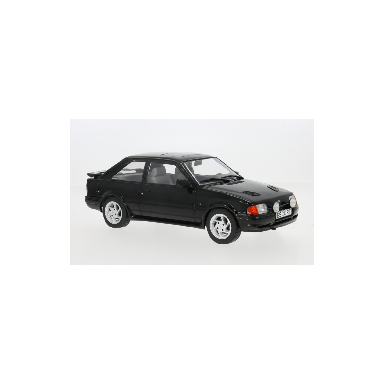 Ford Escort MK IV RS Turbo S2, sort, 1990 - 1:18 - Model Car Group