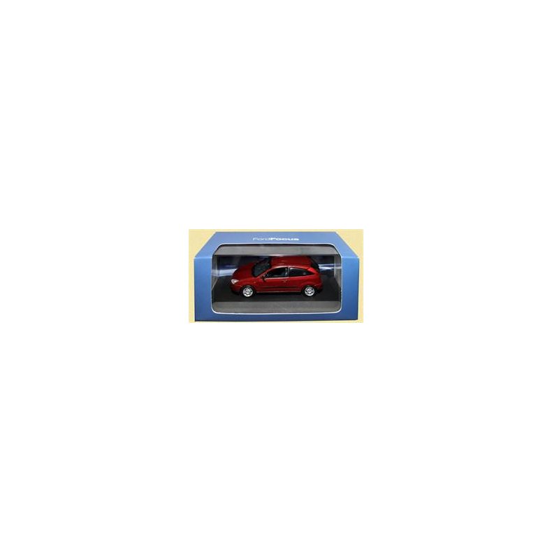 Ford Focus Mk1 (2002) 3dr, red metal - 1:43 - Ford (Minichamps)