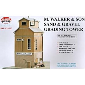 M. Walker & Son, sand- og grussorteringstrn - H0 - Model Power