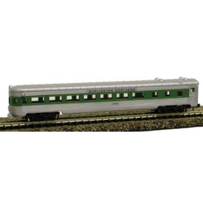 Streamline observation car, Burlington Northern - N - Model Power