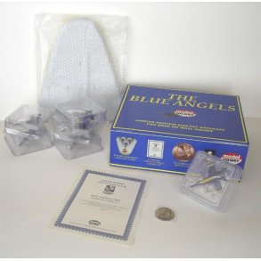 F/A-18C Hornet Blue Angel Flight Team, produceret i 5000 eksemplarer med certifikat  - 1:150 - Model Power