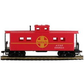 36' Steel Cabose - ATSF, H0 DC