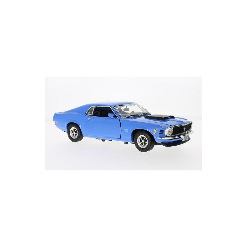 Ford Mustang Boss 429, blue, 1970 - 1:18 - MotorMax