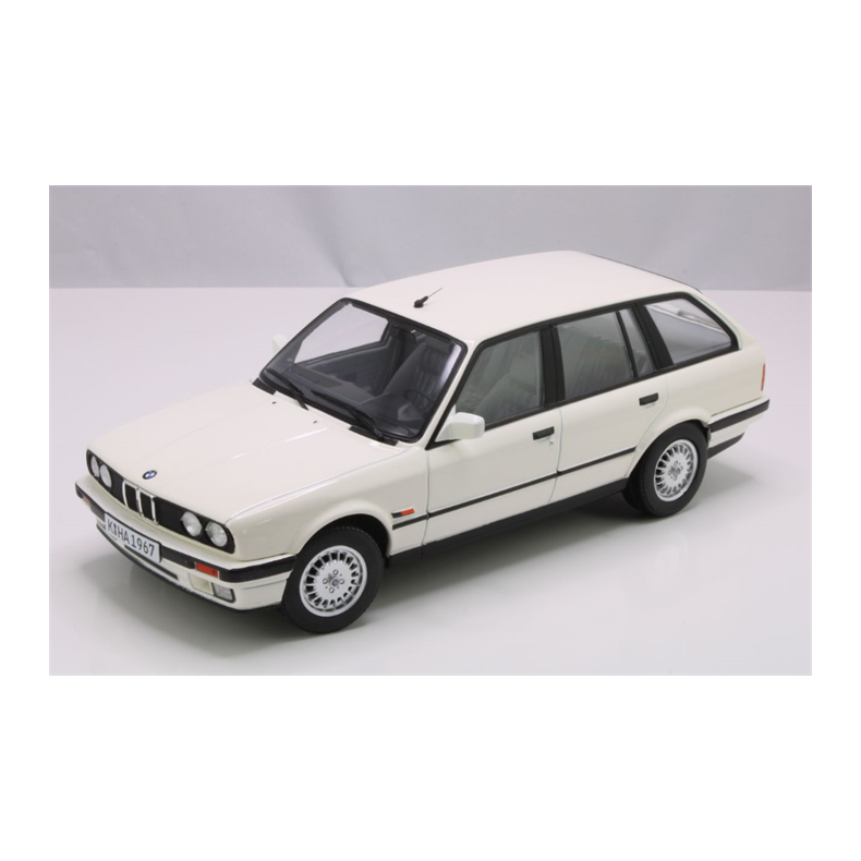 BMW 325i Touring E30 (1992), white - Limited Edition 1000 pcs - 1:18 - Norev