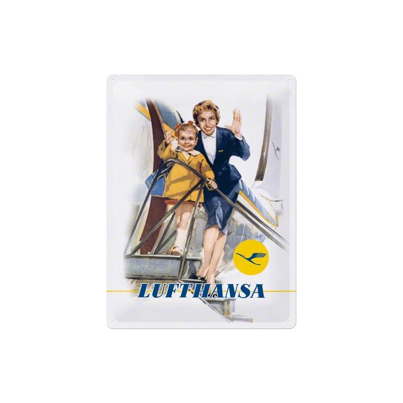 Blikskilt 30x40 cm "Lufthansa" - Nostalgic Art