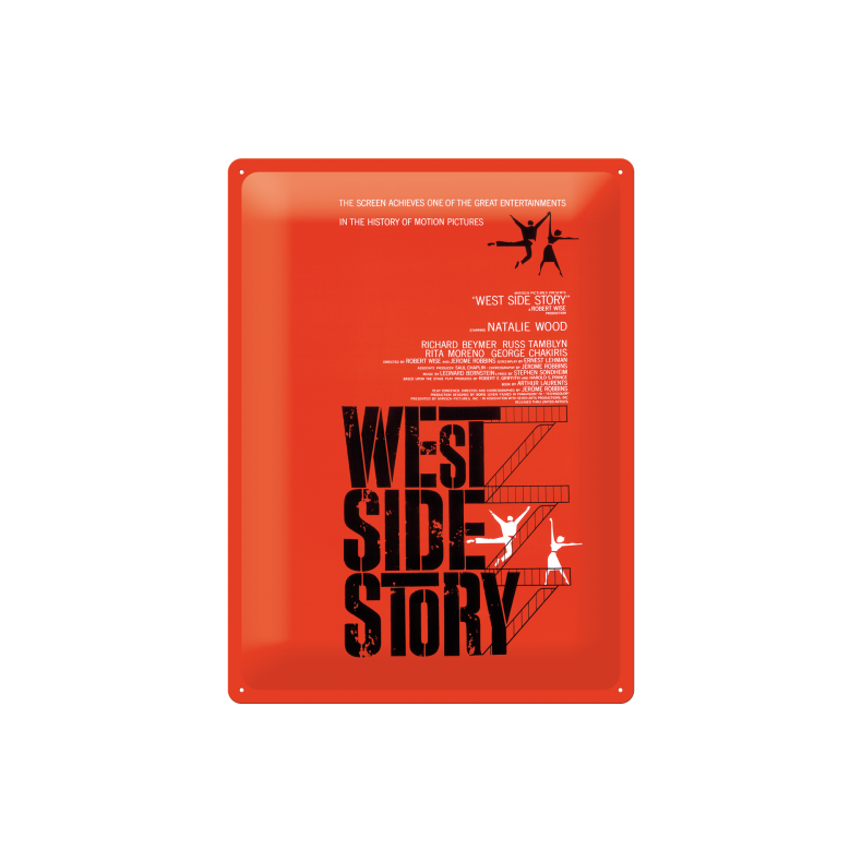 Blikskilt 30x40 cm "Movie-art - West Side Story" - Nostalgic Art
